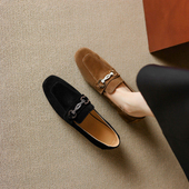 单鞋 SIX SMD388 休闲英伦风乐福鞋 一脚蹬小皮鞋 MADDEN2026春季 女鞋