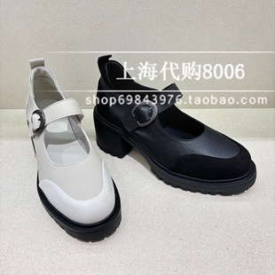 achette雅氏2026春季女鞋专柜正品粗跟玛丽珍鞋优雅高跟鞋女4TS2