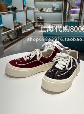 Le saunda莱尔斯丹2025春季女鞋阿甘鞋厚底休闲板鞋小白鞋6M42401