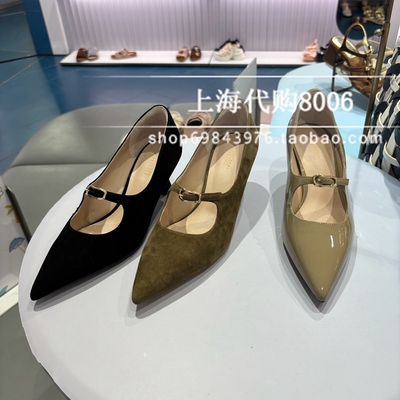 真美诗2025秋女鞋法式尖头高跟鞋