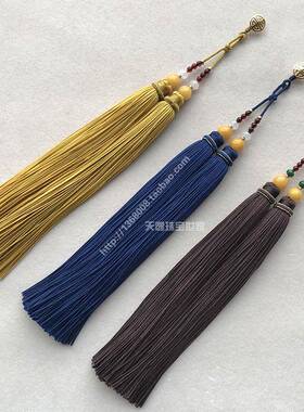 高档手工佛珠念珠流苏穗子108流苏方丈背云主法穗子手珠挂珠穗短
