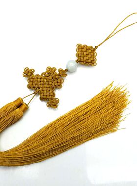 挂穗念珠穗翡翠玉珠短流苏法王穗超短款背云剑穗日常佛珠穗40cm