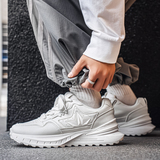 1613-2893-P70男鞋黑色厚底老爹鞋百搭休闲运动鞋跑步鞋2026春新，男鞋休闲鞋，星座1613-1