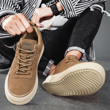 1613-1/A555-P55板鞋男鞋子系带厚底低帮舒适百搭潮流休闲鞋2025，男鞋休闲鞋，星座1613-1