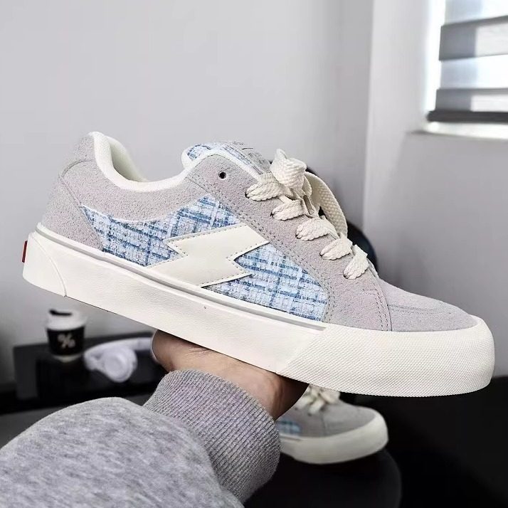 1613-2887-P70vintage拼色板鞋男休闲运动鞋青年百搭潮流鞋子2026，男鞋休闲鞋，星座1613-1