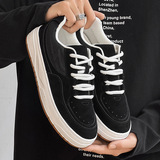 1613-2825-P75新款潮流百搭运动滑板鞋低帮厚底休闲板鞋2025，男鞋休闲鞋，星座1613-1