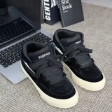 1613-2851-P70小众港风面包鞋品质硫化板鞋男鞋2025新款高帮鞋子，男鞋休闲鞋，星座1613-1
