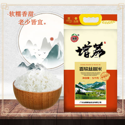 增荔香软丝苗香米5kg增城特产10斤籼米大米批发宝宝粥米