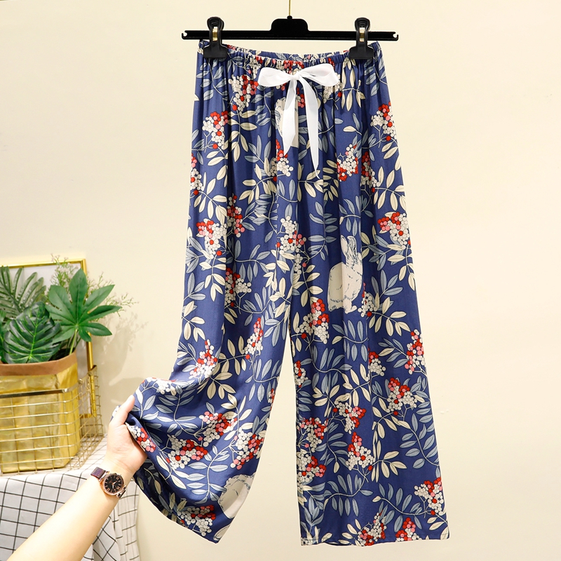 睡裤女夏季薄款棉绸阔腿裤网红爆款可外穿人造棉大码绵绸家居裤子,女士内衣/男士内衣/家居服,睡裤/家居裤,淘宝优惠券,粉丝福利购,淘宝优惠卷