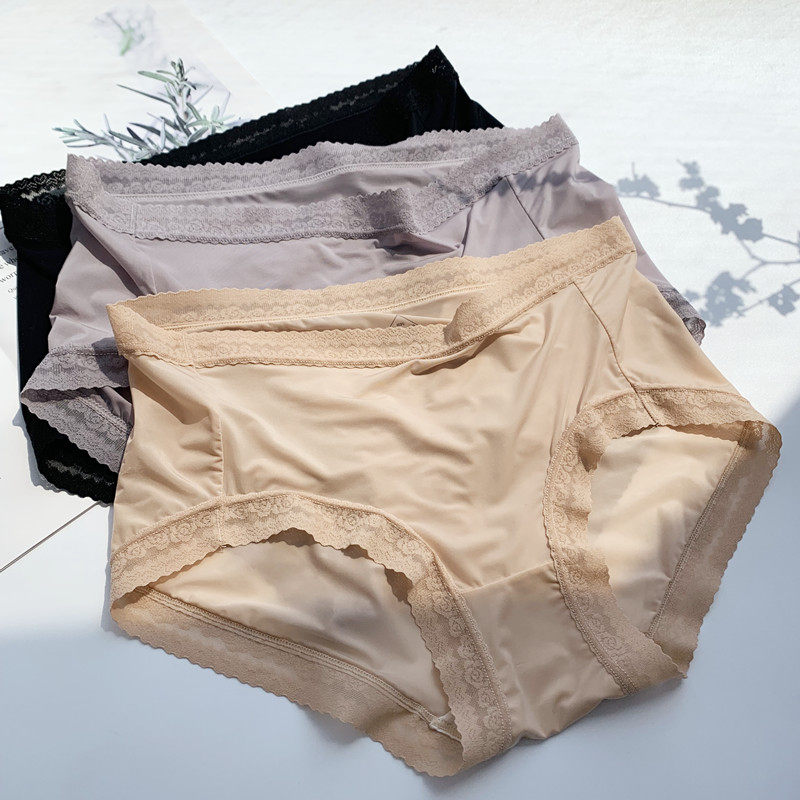 夏季薄款桑蚕丝速干包臀裸感内裤