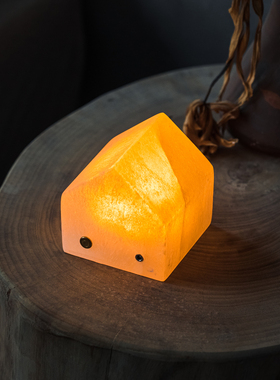 PRANSITO元渡丘舍小房子矿石小夜灯卧室睡眠灯床头氛围充电高颜值