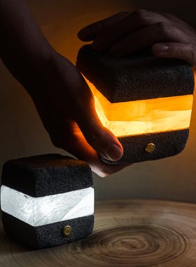 【活动专享】元渡三明治矿石夜灯 新升级触摸版