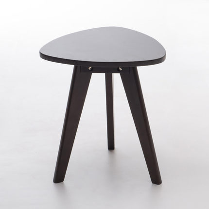 简域实木茶几圆形小桌子简约沙发边几客厅角几卧室小圆桌北欧边桌