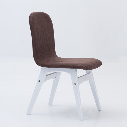 简域餐椅实木现代家用靠背椅北欧简约椅子休闲书桌椅甜品店咖啡椅