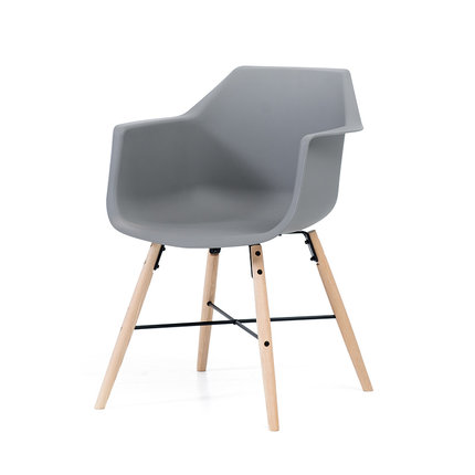 简域餐椅现代简约休闲实木椅子 北欧靠背椅家用书桌椅会议办公椅