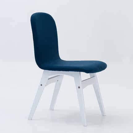 简域餐椅实木现代家用靠背椅北欧简约椅子休闲书桌椅甜品店咖啡椅