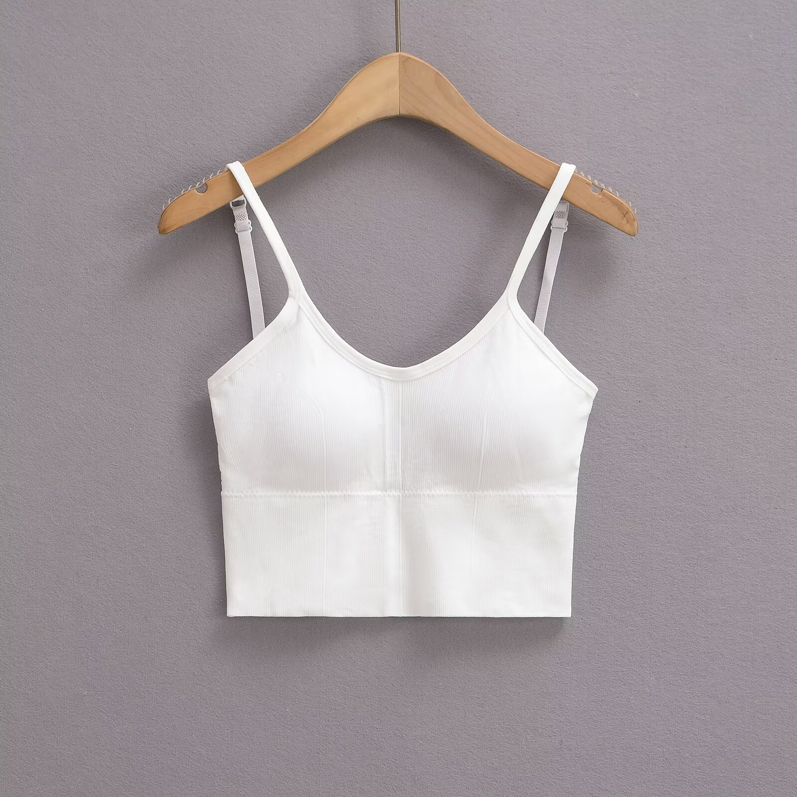 露背带胸垫文胸内衣U型吊带背心