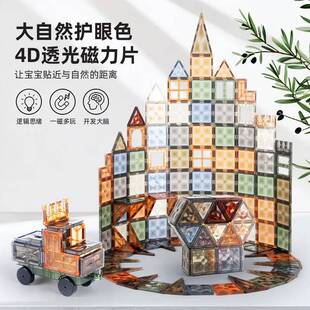 Magnetic Stick Building Block100片儿童大号磁力片积木拼接玩具