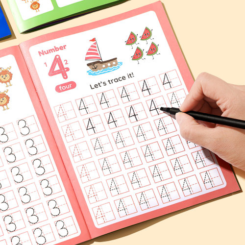 0-100数字描红点阵控笔字帖