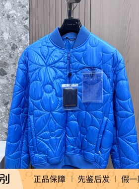 LV 路易威登 秋冬新款 立体老花夹克棉服 金属logo