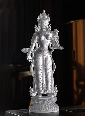 绿度母古法琉璃白度母70cm大尺寸