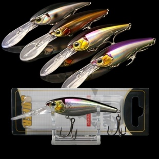 悬停米诺路亚饵长舌板深潜长舌板米诺路亚假饵鲈鱼反应饵假鱼饵