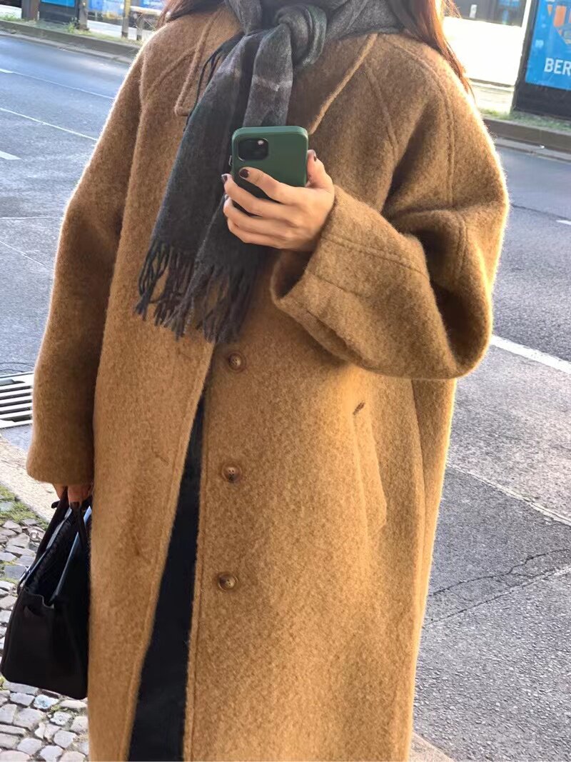 韩国正品underson长款大衣