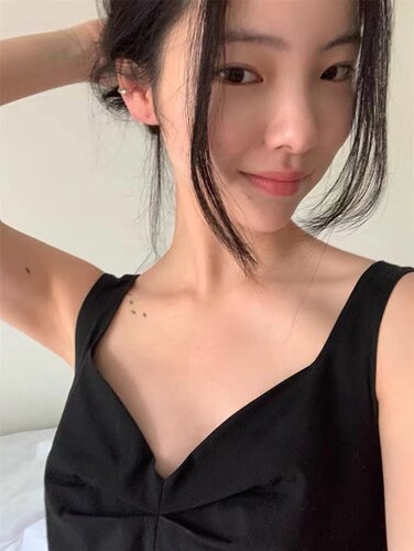 简约气质v领收腰吊带背心长裙