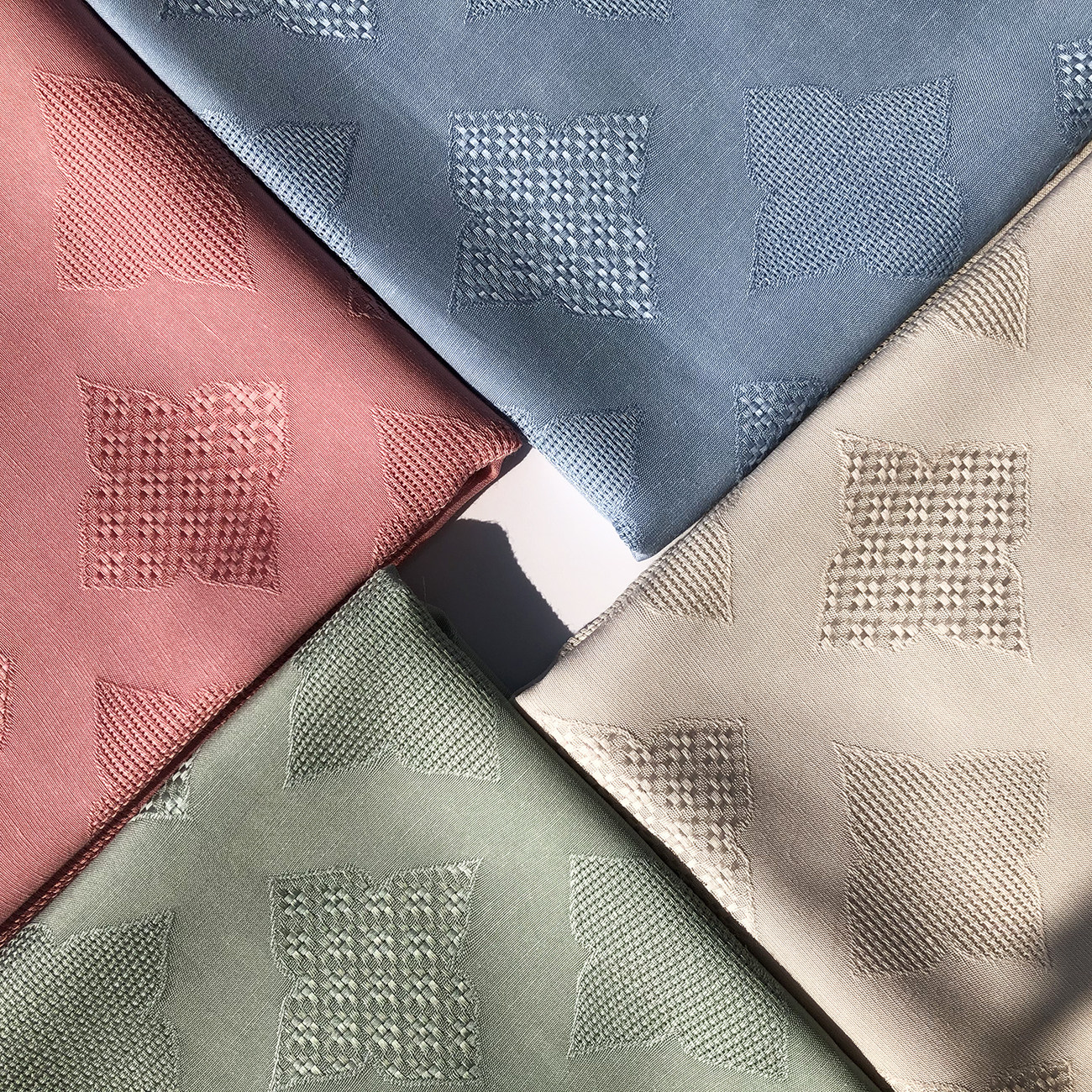 天丝仿花罗提花面料 中国风舞蹈民族汉服旗袍连衣裙提花麻感布料