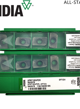 WIDIA威迪亚数控黑色涂层铣刀片APMT1604PDR SPTIEH掌柜推荐现货