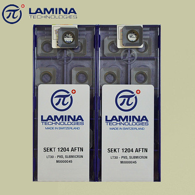 瑞士进口LAMINA数控涂层铣刀片SEKT1204AFTN LT30拉羋那现货热卖