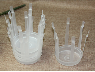 花束支架固定底座包花神器塑料花托鲜花包装材料塑料架子情人节