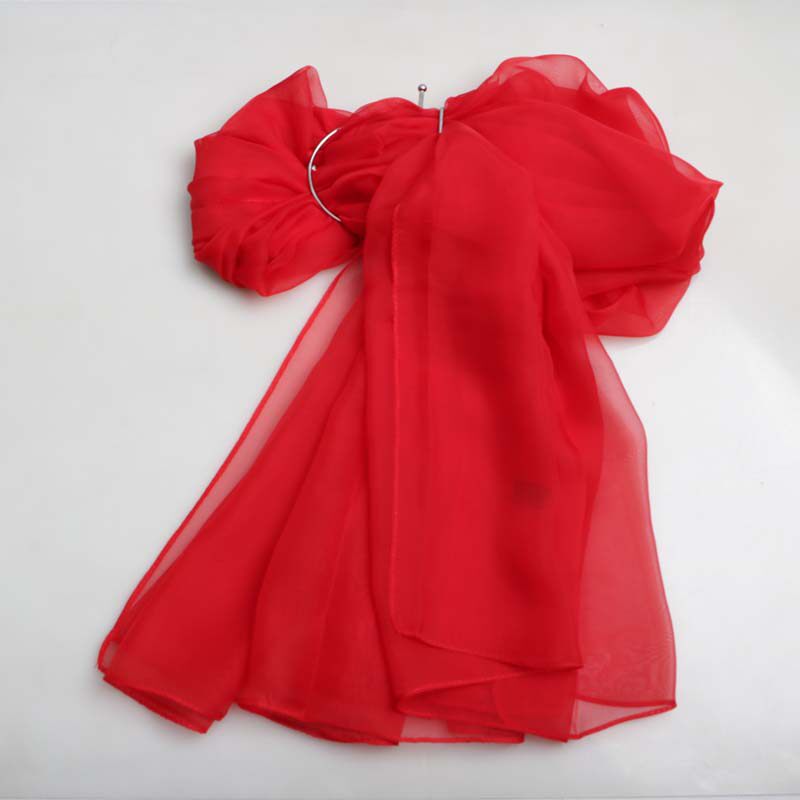 春秋围巾女士2024新款韩版披肩秋冬季两用纱巾防晒沙滩巾纯色丝巾