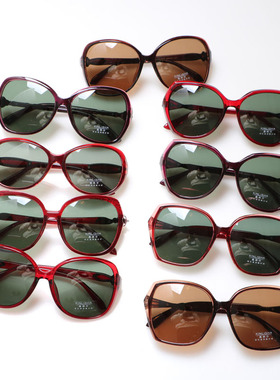 圆脸女士明星款复古风太阳眼镜