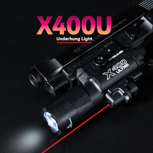 X400U尼龙下挂红外线镭射电筒G17P1战术手电激光二合一玩具枪电筒