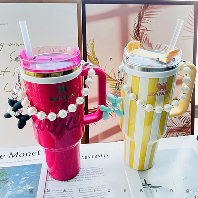 创意珍珠链气球狗手提吊带挂绳