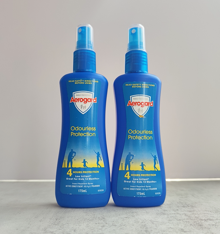 澳乐家aerogard澳洲驱蚊水喷雾儿童防蚊虫无香型户外防蚊液175ml