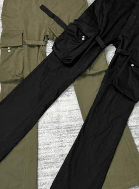 2025出品Vujade 2.0 VD二周年限定工装绑带裤kenijima同款微喇裤