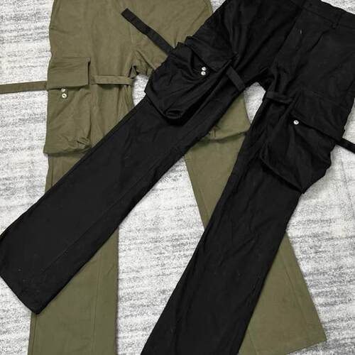 2025出品Vujade 2.0 VD二周年限定工装绑带裤kenijima同款微喇裤