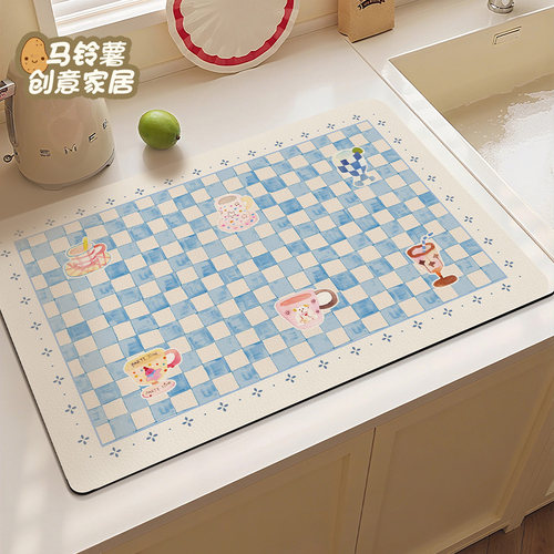 马铃薯硅藻泥吸油吸水沥水垫