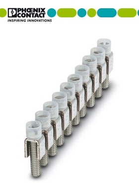 正品德国菲尼克斯 固定式桥接件FBRNI10-5 N 2770639 10位短接条
