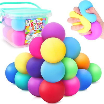 面粉球捏捏乐发泄球手捏豆腐球儿童解压神器彩球轻泥捏捏解压玩具