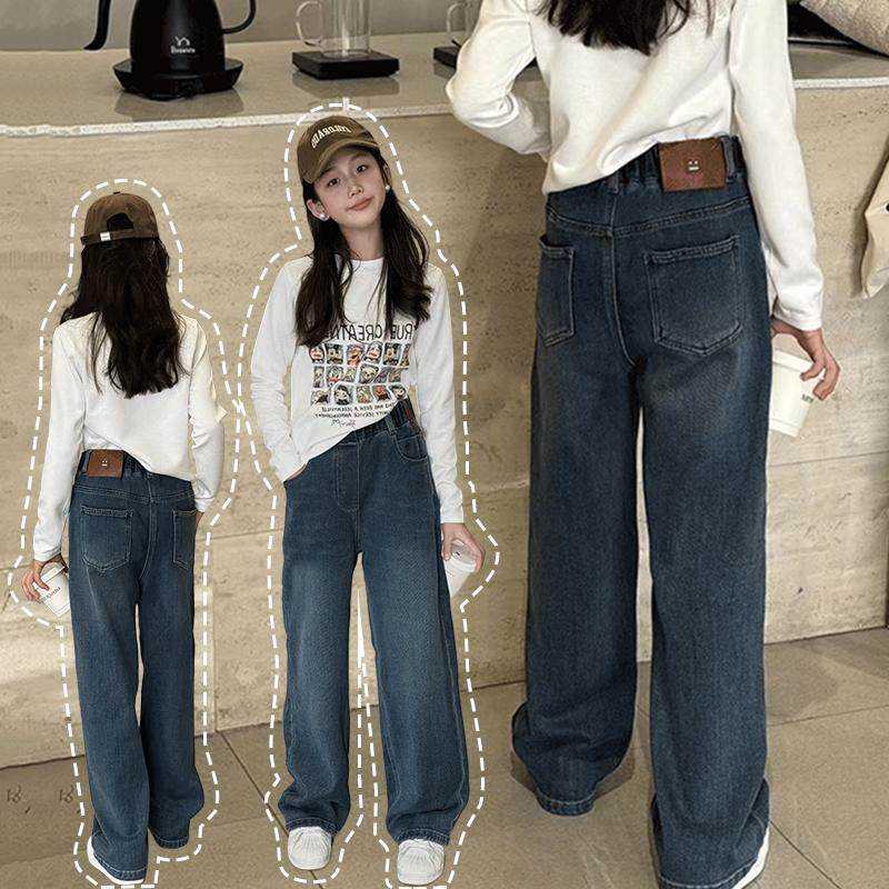 2025秋冬新款儿童直筒牛仔裤一体绒加厚长裤中大童男女童可亲子装,童装/婴儿装/亲子装,裤子,淘宝优惠券,粉丝福利购,淘宝优惠卷