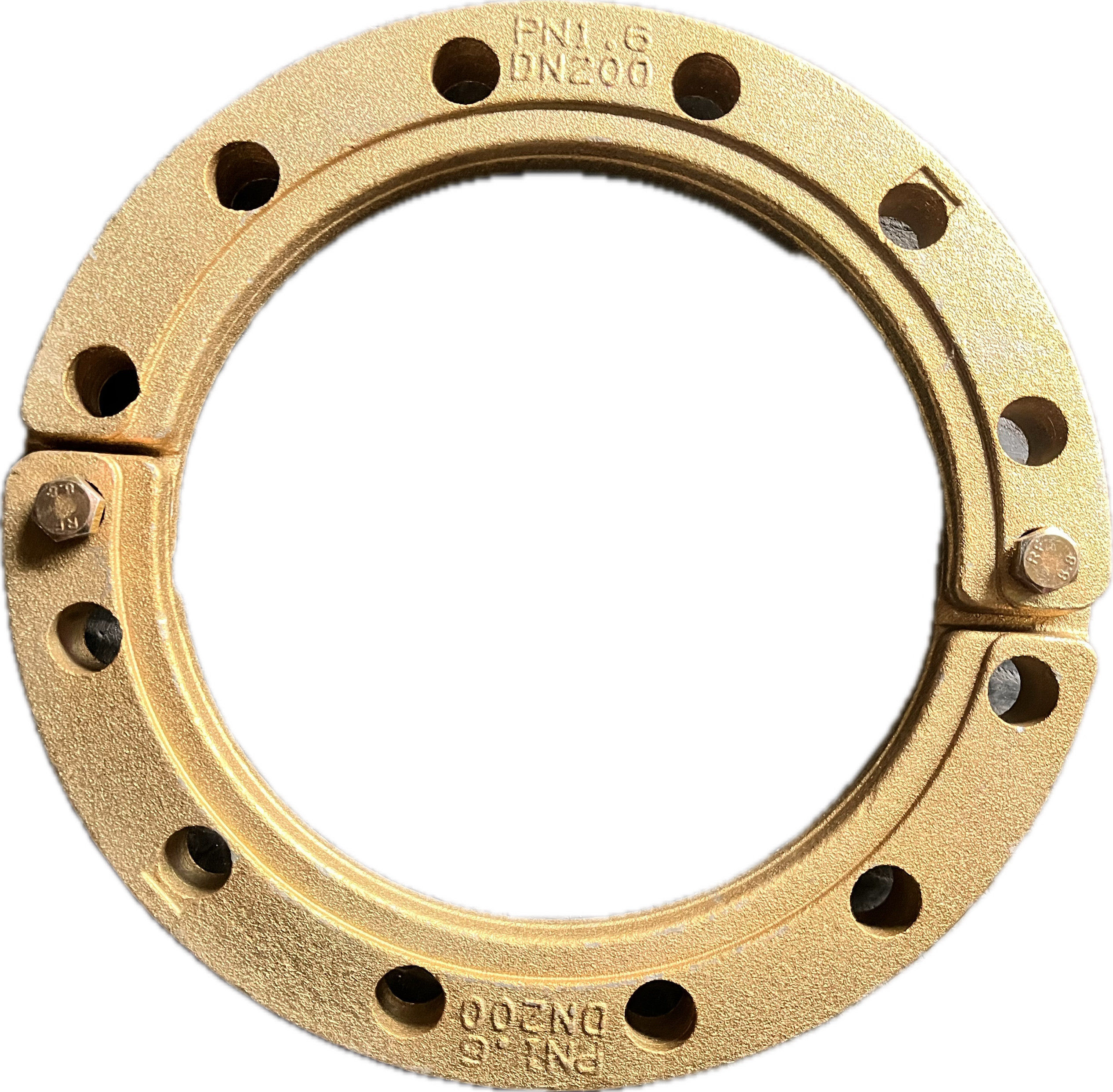 搪瓷反应釜锻打镀锌活套法兰管口用分半活套法兰盘半月法兰碳刚