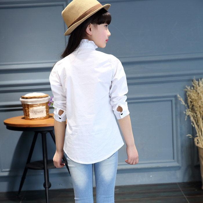 Chemise fille à manche longue - Ref 2086343 Image 4