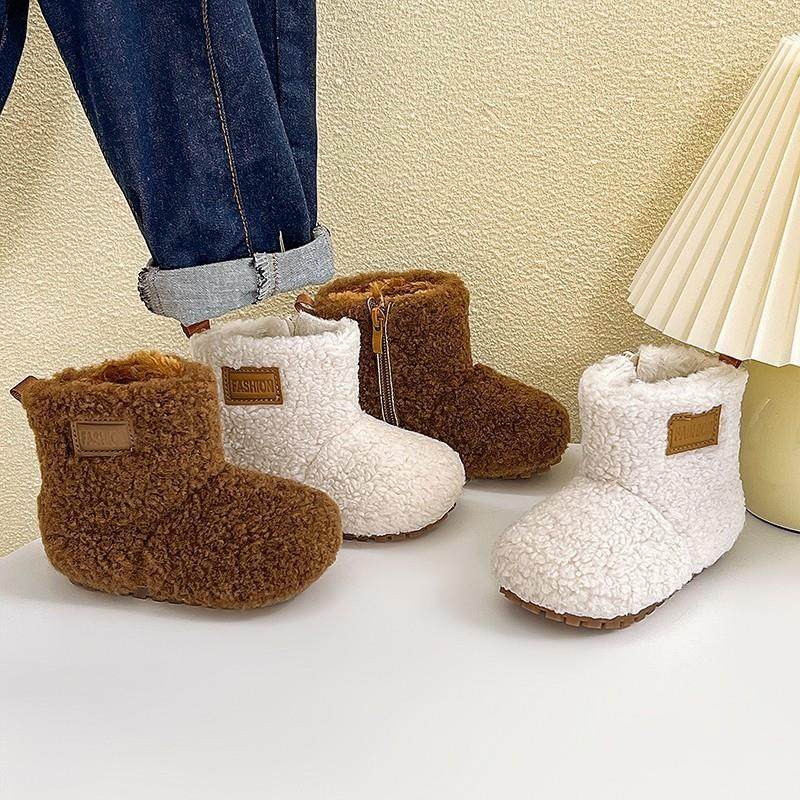 复古毛毛鞋儿童靴2025秋冬加厚男女童冬侧拉链毛毛时尚雪地靴,童鞋/婴儿鞋/亲子鞋,雪地靴,淘宝优惠券,粉丝福利购,淘宝优惠卷
