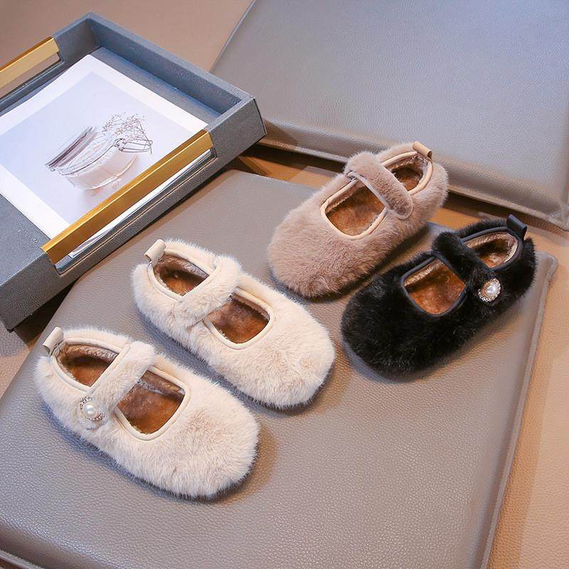 女童毛毛鞋2025冬季新款儿童加绒宝宝棉鞋豆豆鞋保暖浅口学步鞋潮,童鞋/婴儿鞋/亲子鞋,棉鞋,淘宝优惠券,粉丝福利购,淘宝优惠卷