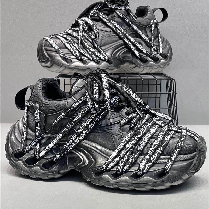 老爹鞋2025秋季新款潮流时尚原创个性厚底增高男鞋超火爆款休闲鞋,流行男鞋,时尚休闲鞋,淘宝优惠券,粉丝福利购,淘宝优惠卷