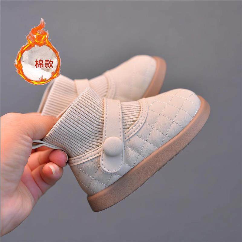 2025秋冬季新款复古女童袜靴女宝宝靴子儿童公主鞋小童学步鞋短靴,童鞋/婴儿鞋/亲子鞋,皮靴,淘宝优惠券,粉丝福利购,淘宝优惠卷