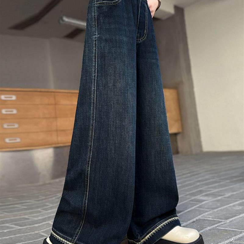 女童牛仔裤子裤冬新款款儿童洋气一体绒中大童秋季加绒直筒阔腿潮,童装/婴儿装/亲子装,裤子,淘宝优惠券,粉丝福利购,淘宝优惠卷